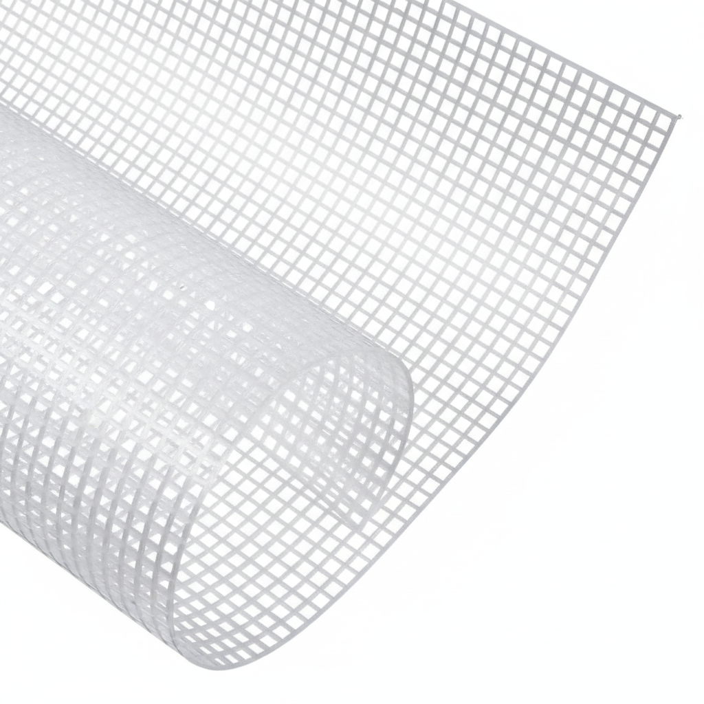 Rete FOGLIO In Plastica - MAS Srl - Colore: RETE R10 - BIANCA - 41.5X37 cm - by LacariaRicami.Store