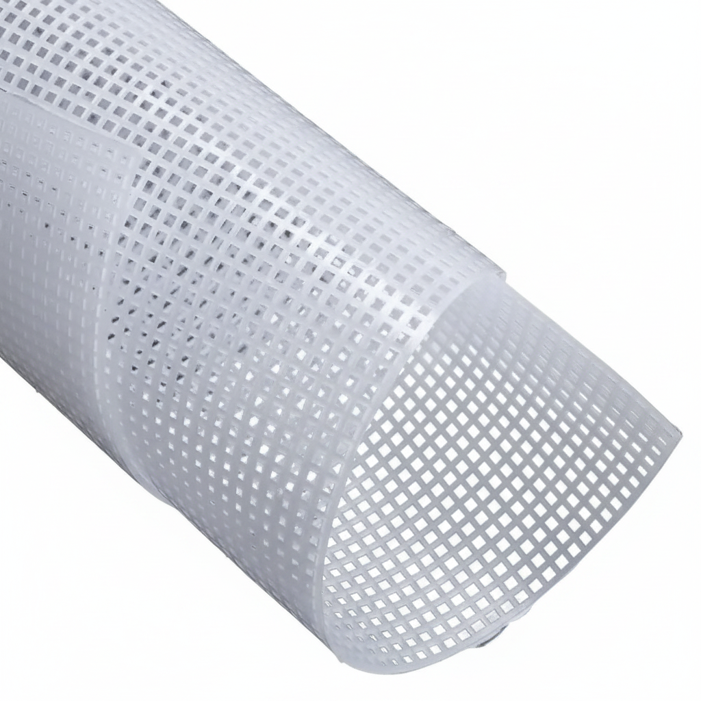 Rete FOGLIO In Plastica - MAS Srl - Colore: RETE R9 - BIANCA - 50.5X33 cm - by LacariaRicami.Store