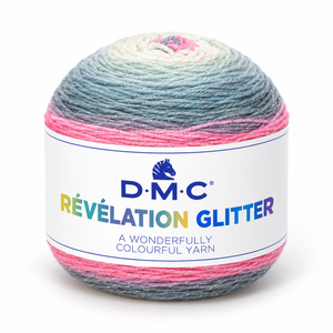 Lana Révélation GLITTER - DMC - Colore: 500 - ROSA GRIGIO PERLA - by LacariaRicami.Store