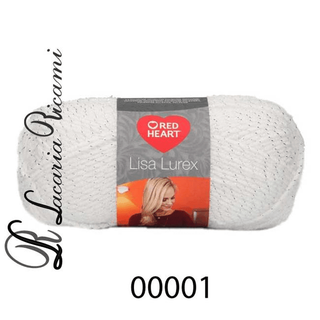 Lana LISA LUREX - RED HEART - - LacariaRicami.Store
