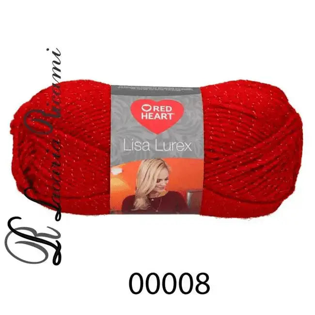 Lana LISA LUREX - RED HEART - - LacariaRicami.Store