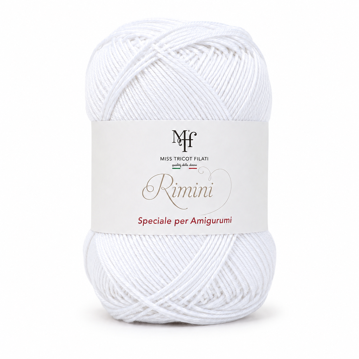 Cotone RIMINI - Miss Tricot Filati - Colore: 01 - BIANCO - by LacariaRicami.Store
