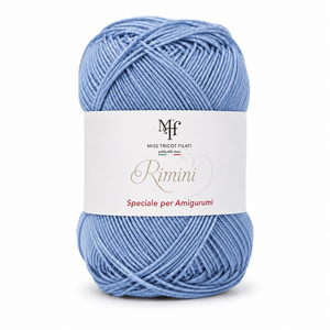 Cotone RIMINI - Miss Tricot Filati - Colore: 02 - CELESTE - by LacariaRicami.Store
