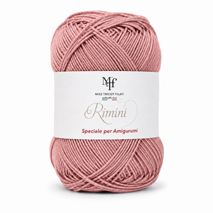 Cotone RIMINI - Miss Tricot Filati - Colore: 05 - ROSA ANTICO - by LacariaRicami.Store