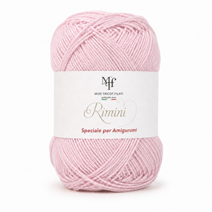 Cotone RIMINI - Miss Tricot Filati - Colore: 101 - ROSA BABY - by LacariaRicami.Store