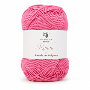 Cotone RIMINI - Miss Tricot Filati - Colore: 103 - ROSA SHOCK - by LacariaRicami.Store