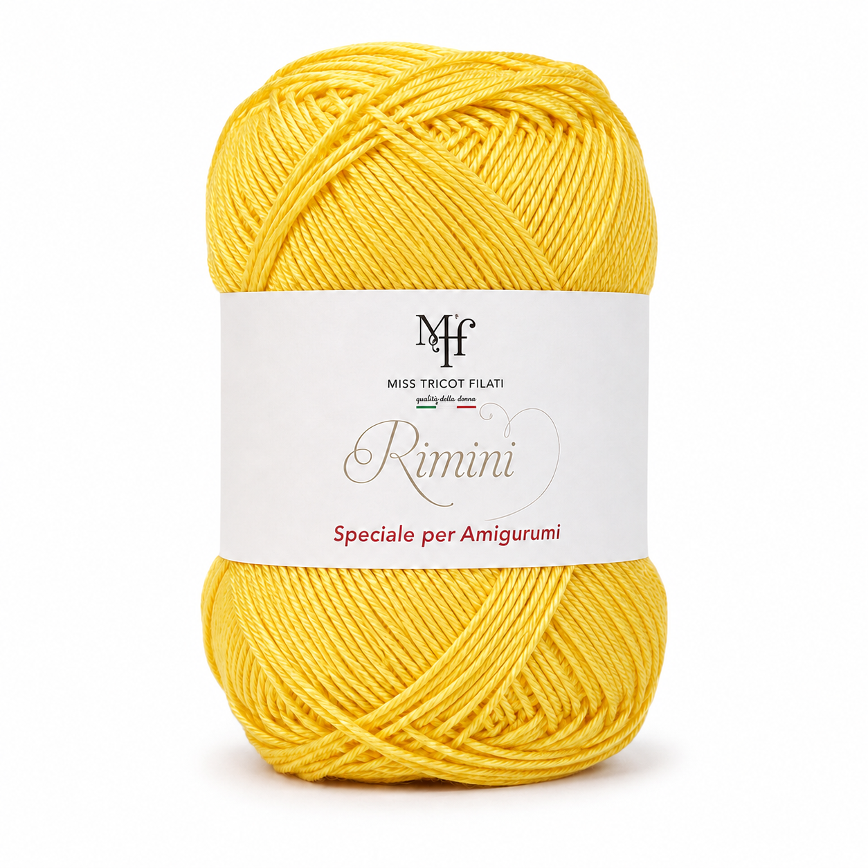 Cotone RIMINI - Miss Tricot Filati - Colore: 1167 - GIALLO - by LacariaRicami.Store