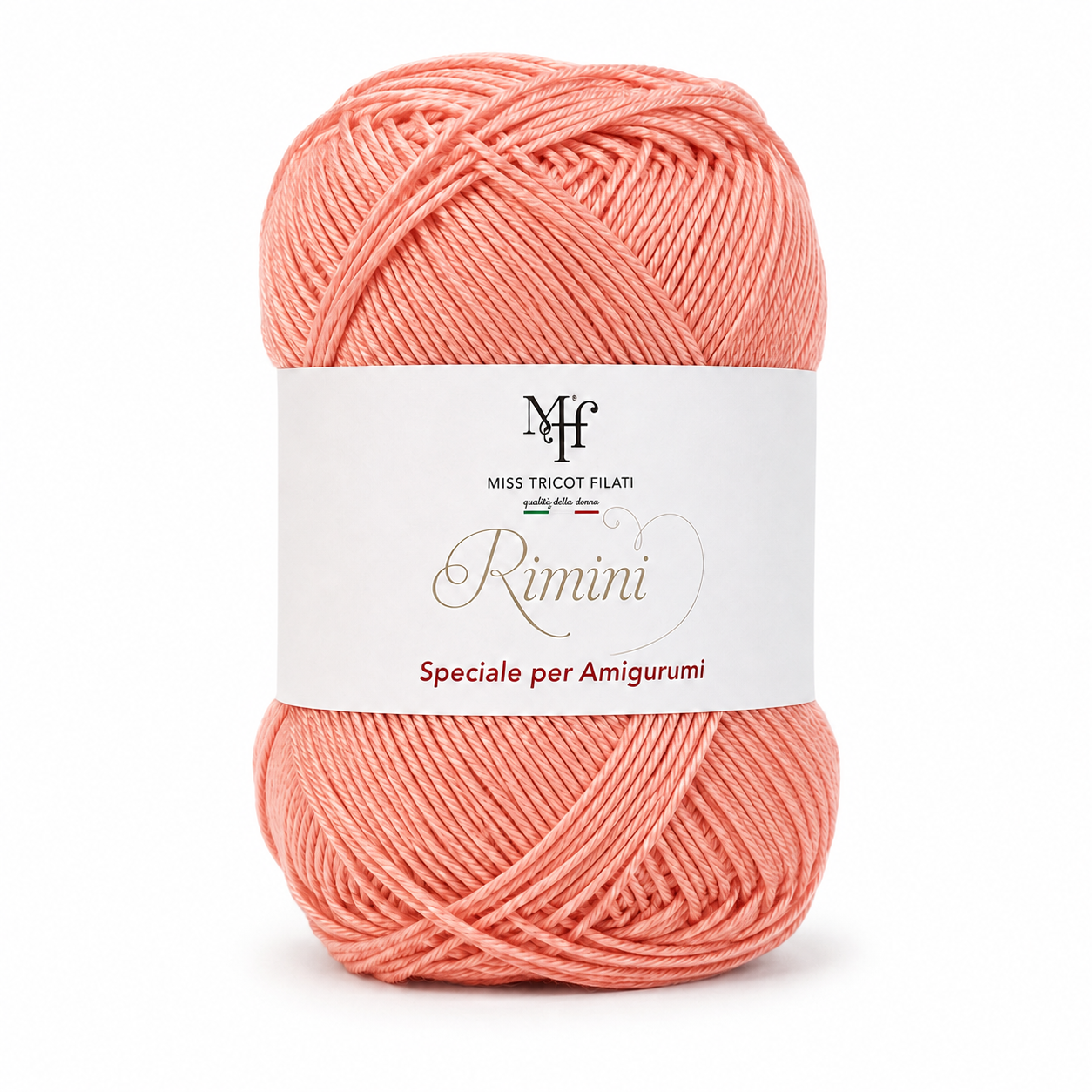 Cotone RIMINI - Miss Tricot Filati - Colore: 140 - SALMONE - by LacariaRicami.Store