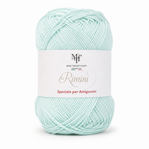 Cotone RIMINI - Miss Tricot Filati - Colore: 142 - VERDE ACQUA - by LacariaRicami.Store