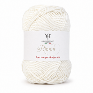 Cotone RIMINI - Miss Tricot Filati - Colore: 151 - PANNA - by LacariaRicami.Store