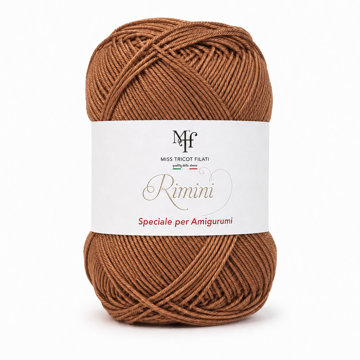 Cotone RIMINI - Miss Tricot Filati - Colore: 155 - MARRONE CHIARO - by LacariaRicami.Store
