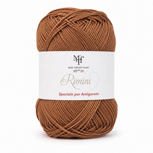 Cotone RIMINI - Miss Tricot Filati - Colore: 155 - MARRONE CHIARO - by LacariaRicami.Store