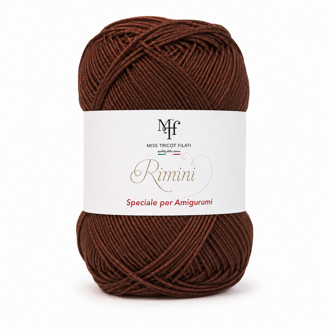 Cotone RIMINI - Miss Tricot Filati - Colore: 158 - MARRONE - by LacariaRicami.Store