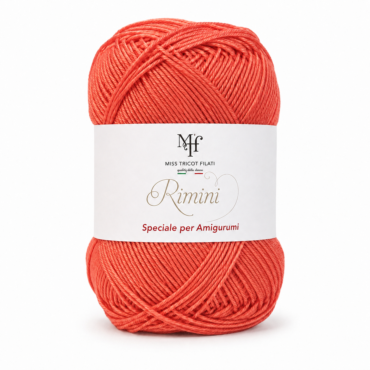Cotone RIMINI - Miss Tricot Filati - Colore: 159 - CORALLO - by LacariaRicami.Store