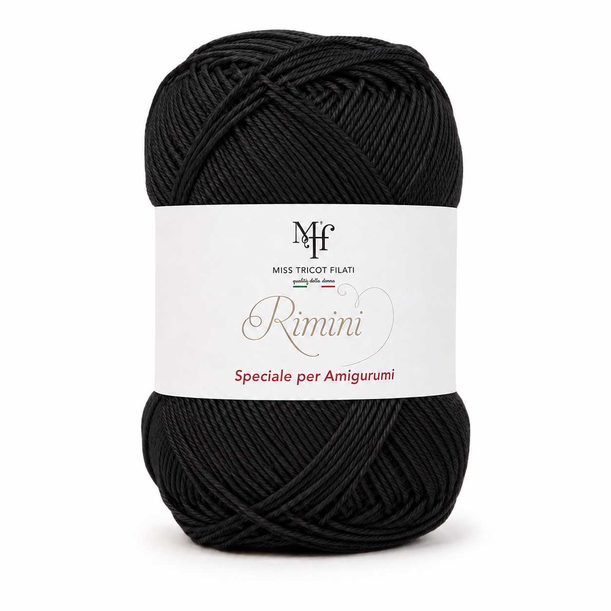 Cotone RIMINI - Miss Tricot Filati - Colore: 196 - NERO - by LacariaRicami.Store