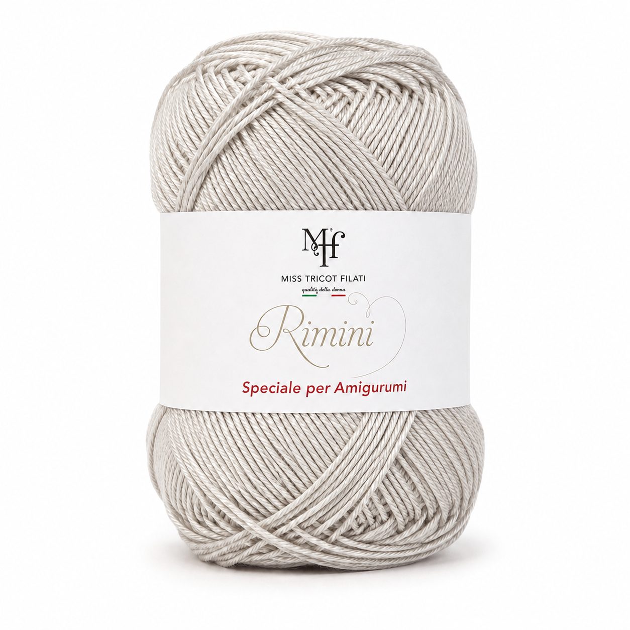 Cotone RIMINI - Miss Tricot Filati - Colore: 290 - GRIGIO PERLA - by LacariaRicami.Store