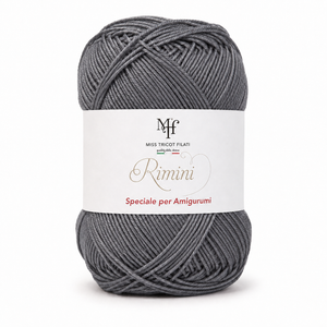Cotone RIMINI - Miss Tricot Filati - Colore: 302 - GRIGIO - by LacariaRicami.Store