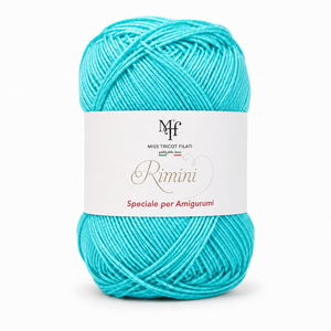 Cotone RIMINI - Miss Tricot Filati - Colore: 430 - TIFFANY - by LacariaRicami.Store
