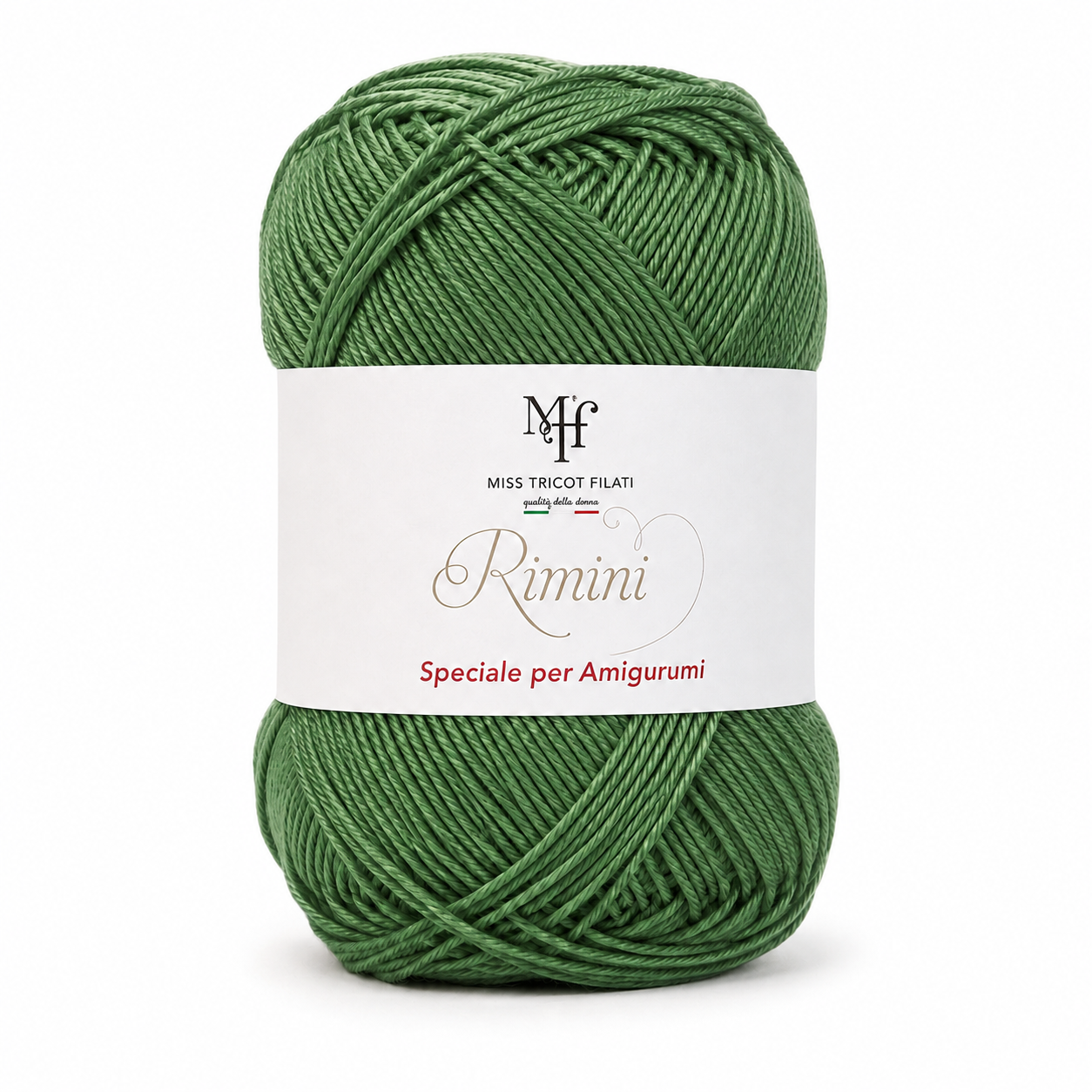 Cotone RIMINI - Miss Tricot Filati - Colore: 462 - VERDE SALVIA - by LacariaRicami.Store