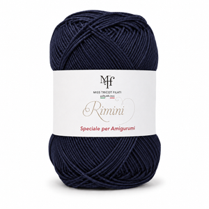 Cotone RIMINI - Miss Tricot Filati - Colore: 69 - BLUE NAVY - by LacariaRicami.Store