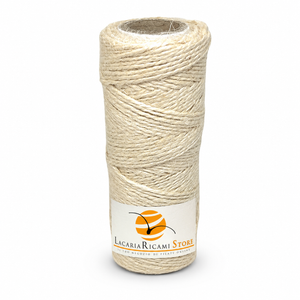 ROCCHE Juta Naturale - LacariaRicami.Store - Colore: 01 - PANNA - by LacariaRicami.Store