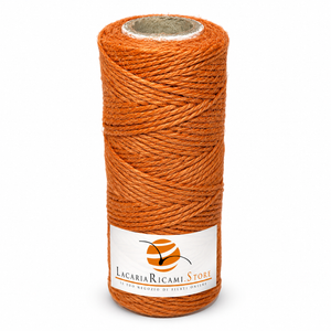 ROCCHE Juta Naturale - LacariaRicami.Store - Colore: 05 - ARANCIO - by LacariaRicami.Store