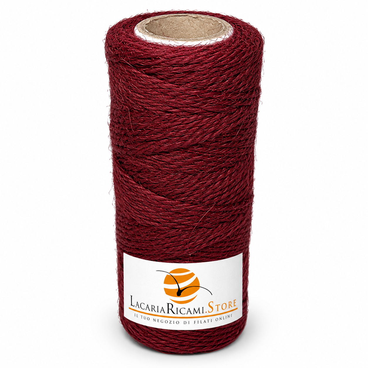 ROCCHE Juta Naturale - LacariaRicami.Store - Colore: 08 - BORDEAUX - by LacariaRicami.Store