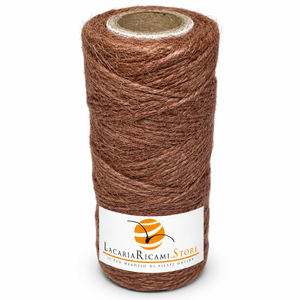 ROCCHE Juta Naturale - LacariaRicami.Store - Colore: 11 - MOGANO - by LacariaRicami.Store