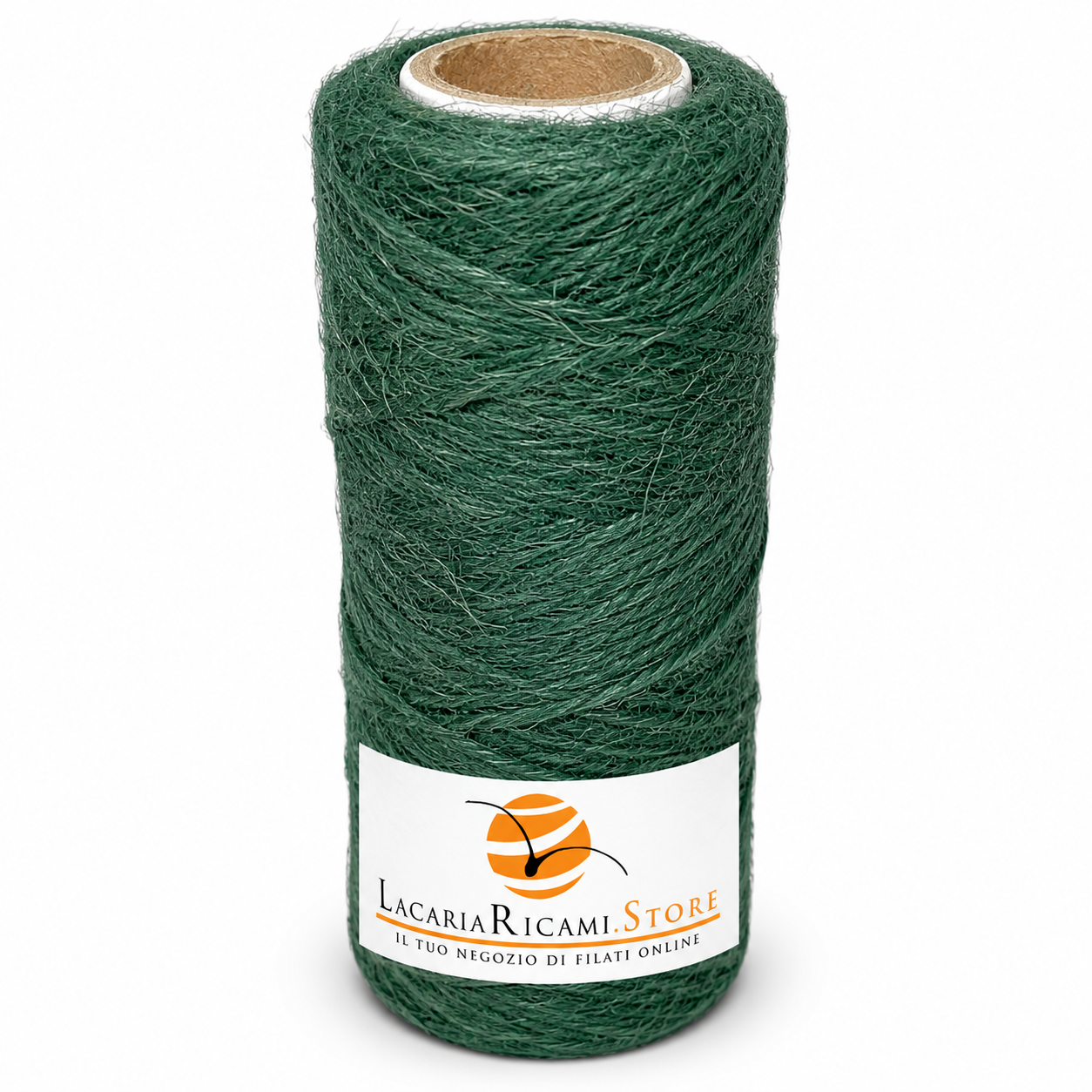 ROCCHE Juta Naturale - LacariaRicami.Store - Colore: 13 - VERDE SCURO - by LacariaRicami.Store