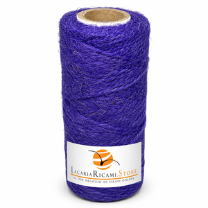 ROCCHE Juta Naturale - LacariaRicami.Store - Colore: 15 - VIOLA - by LacariaRicami.Store