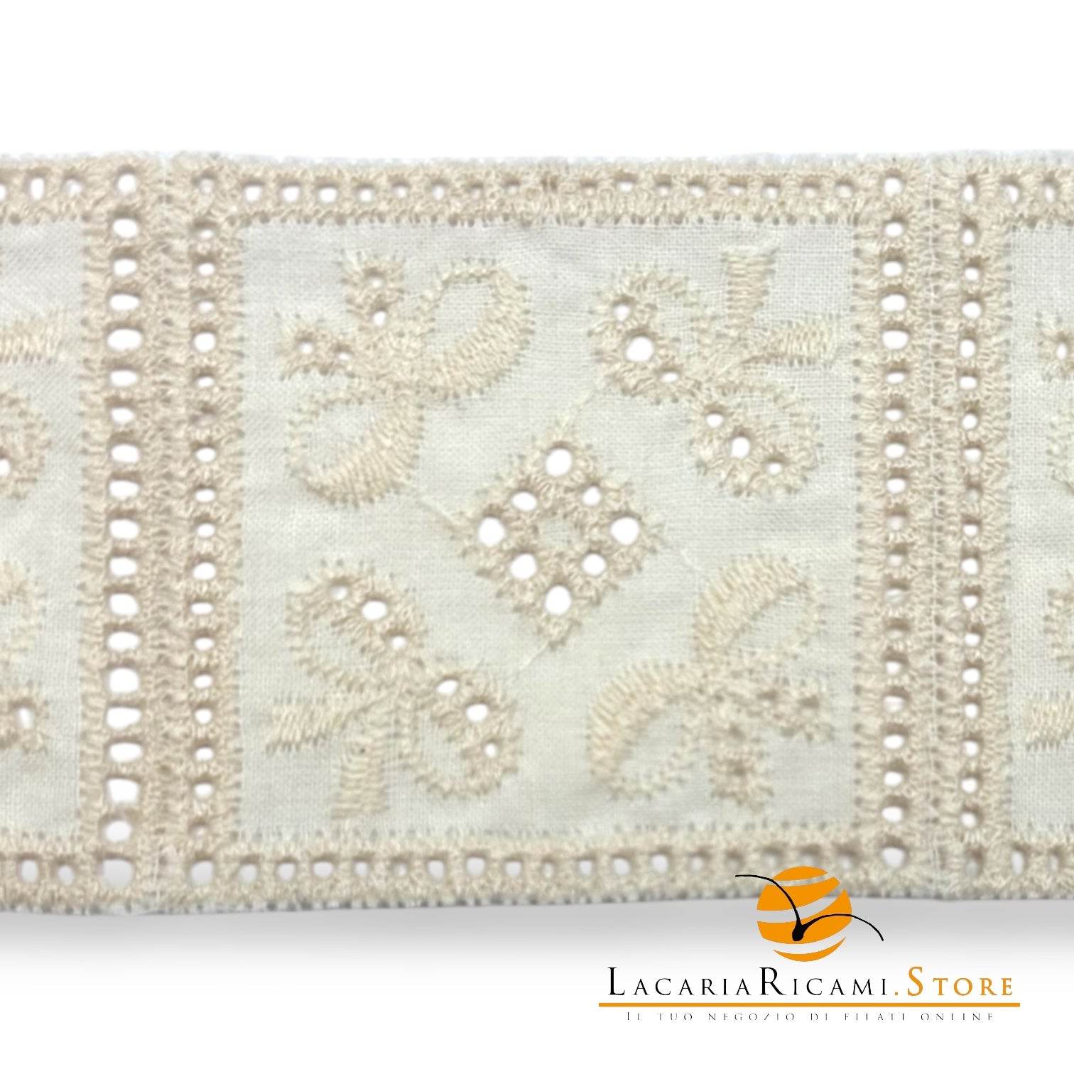 Pizzo Ricamo SANGALLO Tramezzo | Magnifico - - LacariaRicami.Store