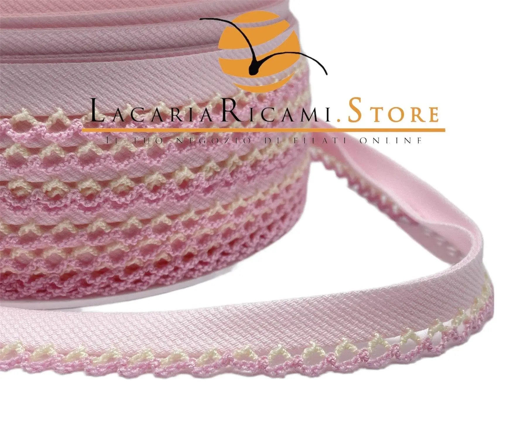 Prym Nastro Sbieco In Cotone 40/20 Mm – 3,5 M – Colore Rosa Antico – 100% Cotone