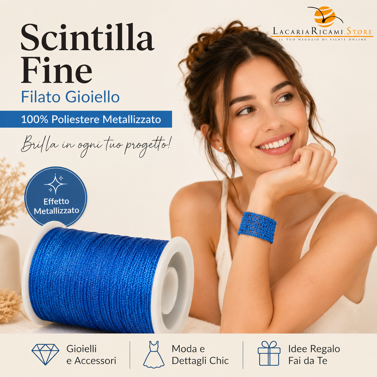Filato Gioiello Scintilla Fine