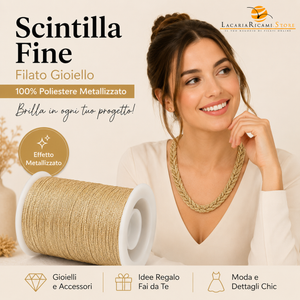 Filato Gioiello Scintilla Fine - Colore: - by LacariaRicami.Store