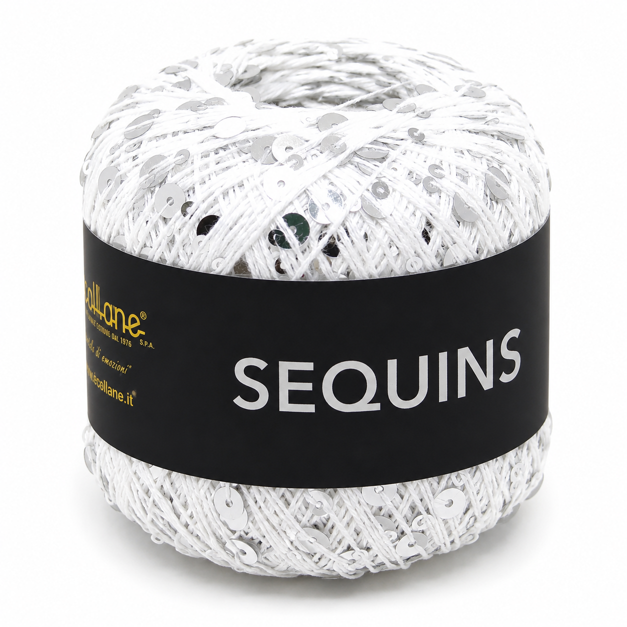 Cotone Sequins con Paillettes - Tropical Lane
