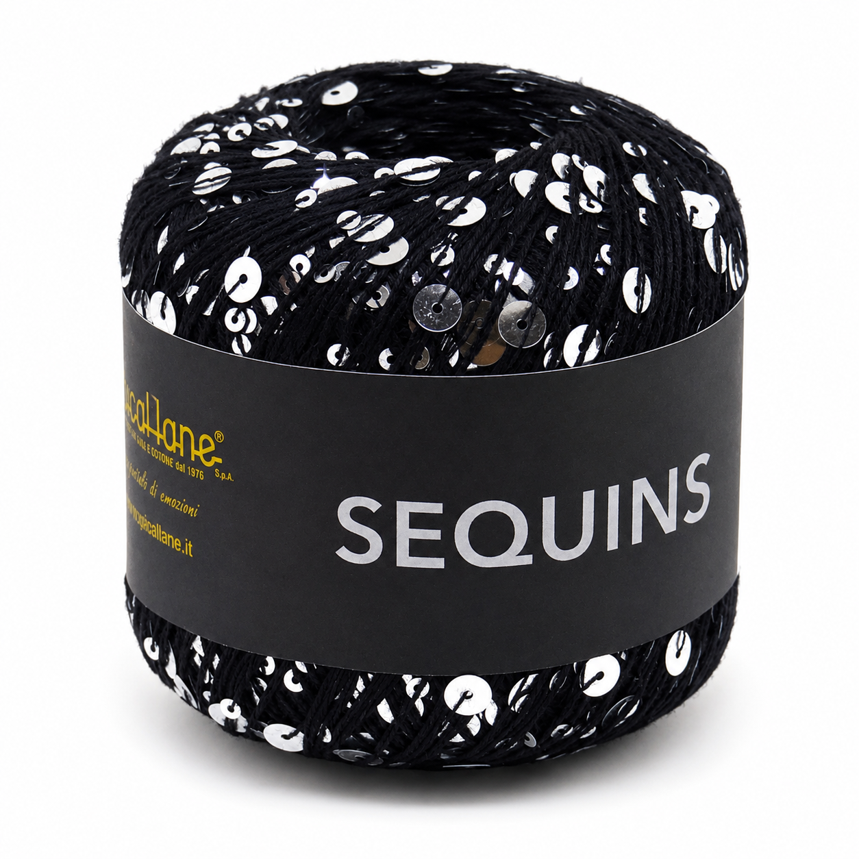 Cotone Sequins con Paillettes - Tropical Lane