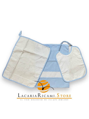 SET ASILO con Tela Aida Ricamabile 3 Pezzi - - LacariaRicami.Store
