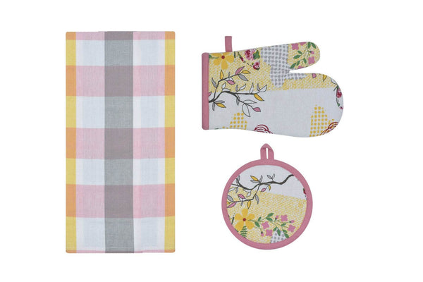 SET CALISE S01 - 04 ROSA SCURO/GIALLO
