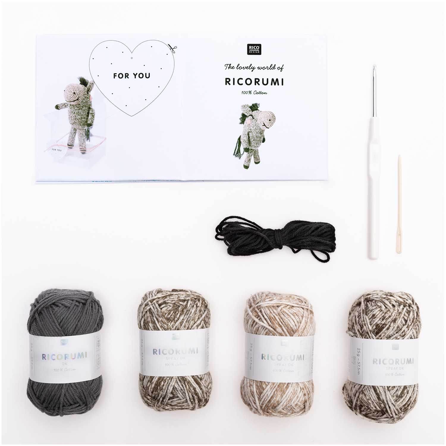 Set Ricorumi Donkey - Rico Design | Straordinario - - LacariaRicami.Store
