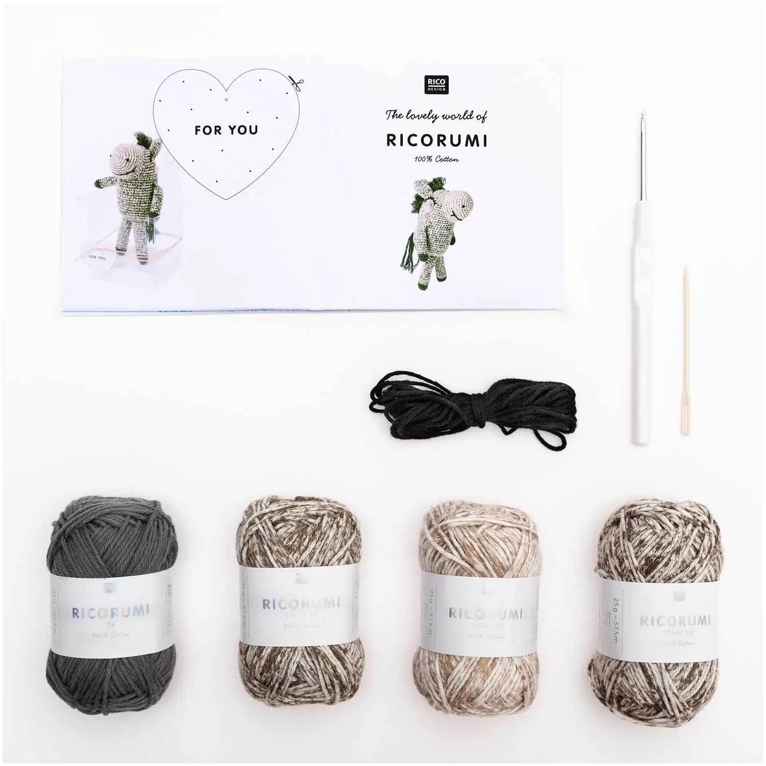 Set Ricorumi Donkey - Rico Design | Straordinario - - LacariaRicami.Store