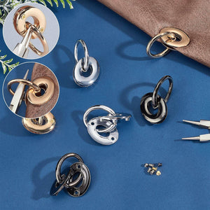 SET Occhiello a Vite Ovale con Gancio - MAS Srl - - LacariaRicami.Store