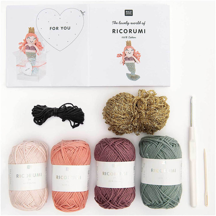 Set Ricorumi Sirena - Rico Design | Meraviglioso - - LacariaRicami.Store