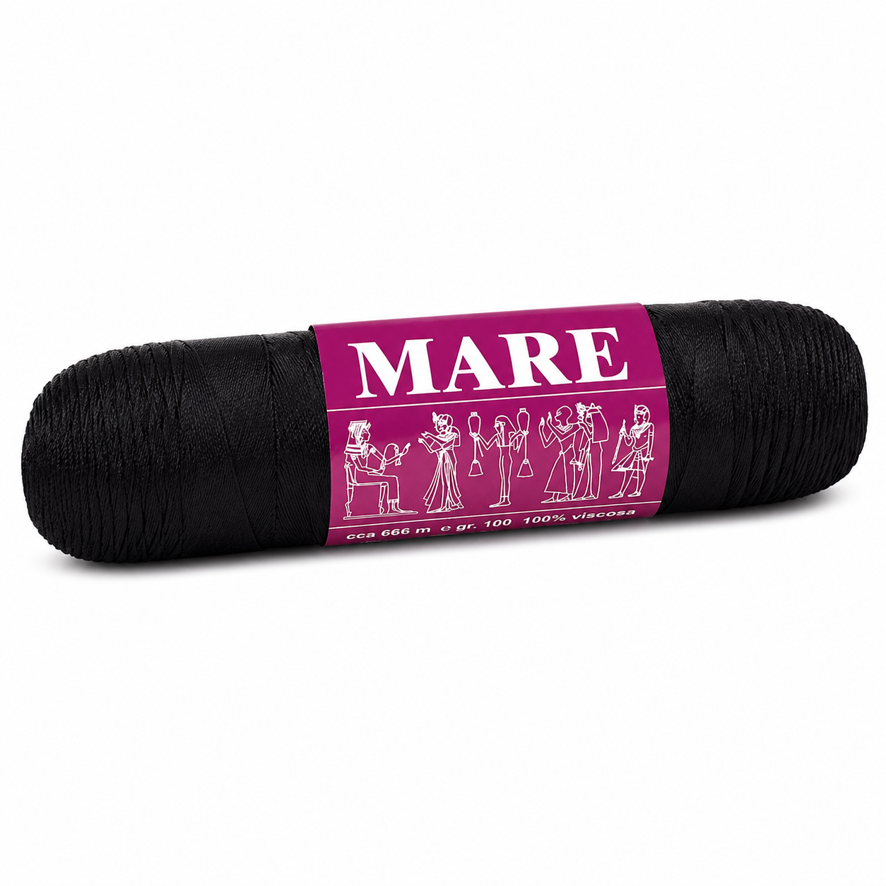 VISCOSA Seta Mare - ISPE - Colore: 503 - NERO - by LacariaRicami.Store