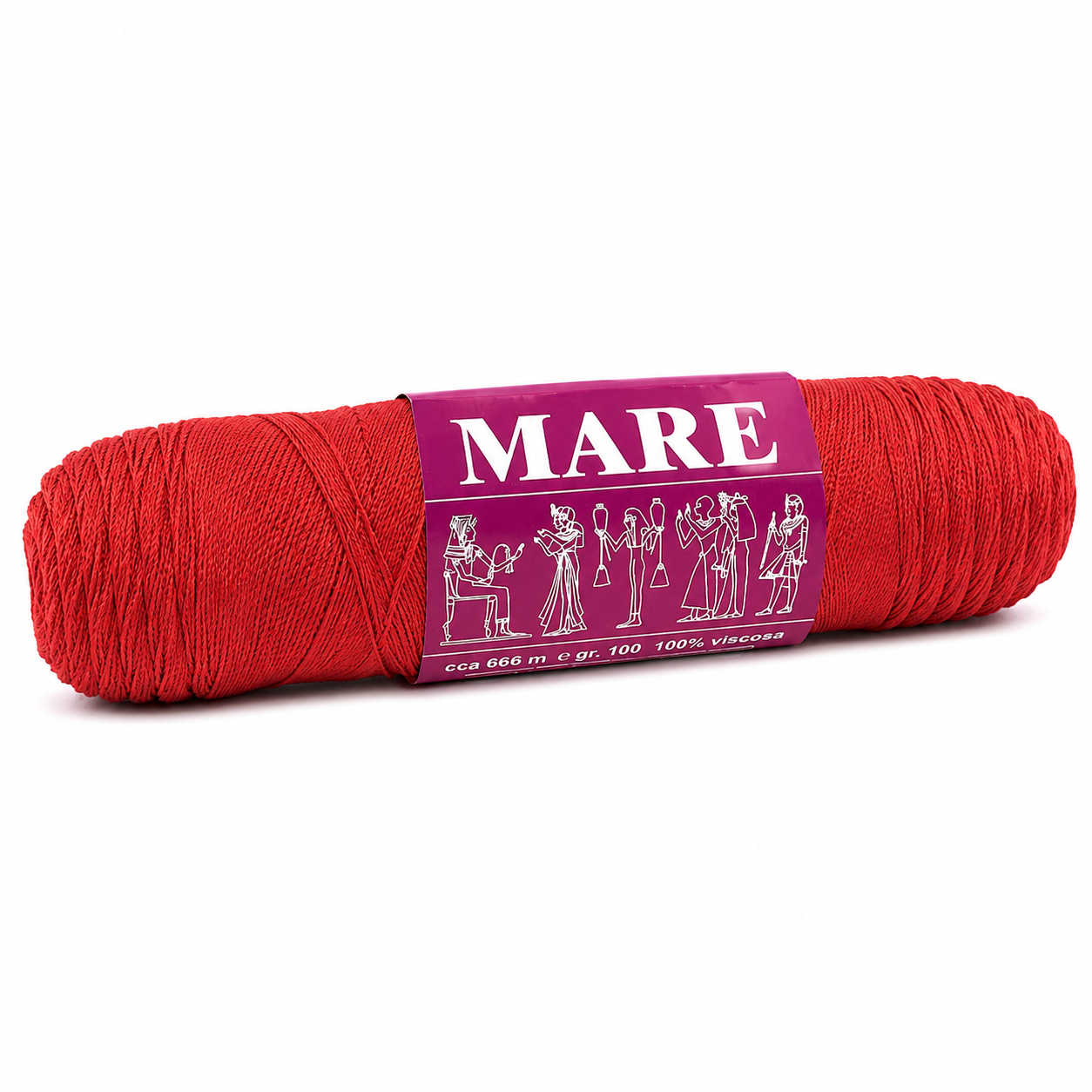 VISCOSA Seta Mare - ISPE - Colore: 511 - ROSSO - by LacariaRicami.Store
