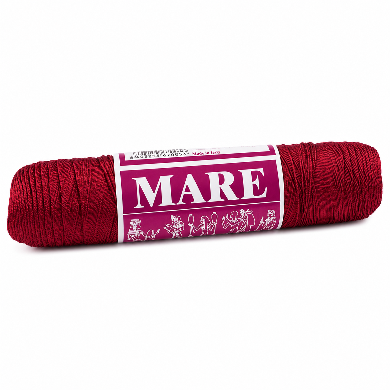 VISCOSA Seta Mare - ISPE - Colore: 512 - ROSSO FRAGOLA - by LacariaRicami.Store