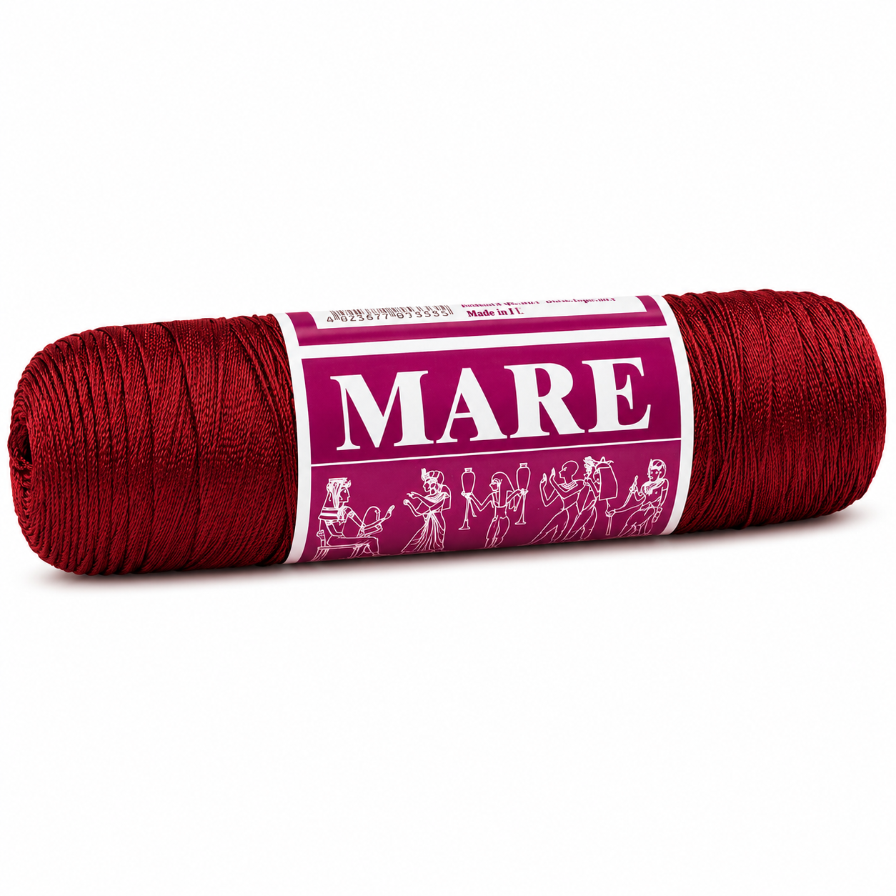 VISCOSA Seta Mare - ISPE - Colore: 513 - ROSSO CILIEGIA - by LacariaRicami.Store