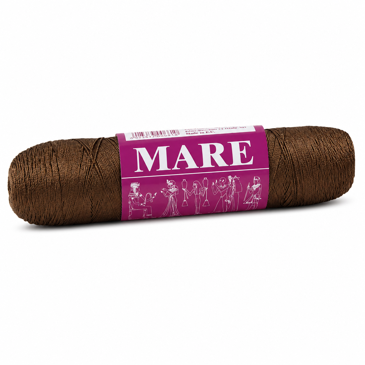 VISCOSA Seta Mare - ISPE - Colore: 517 - MARRONE SCURO - by LacariaRicami.Store