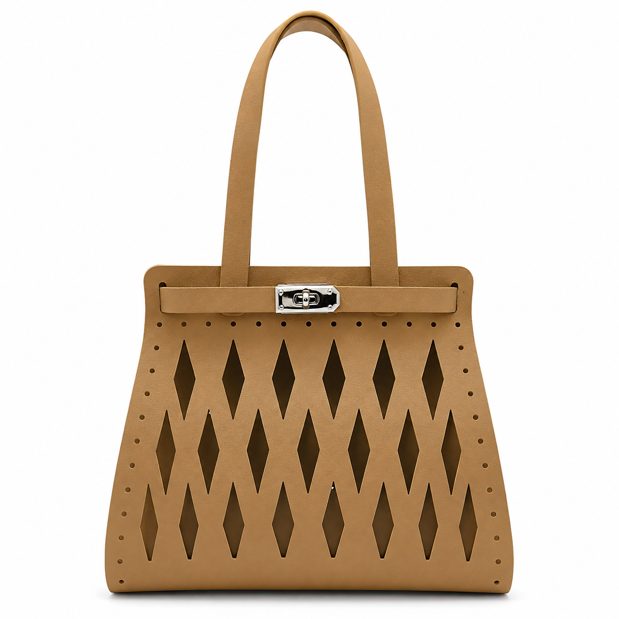 SET BORSA Rombi - MAS Srl - Colore: BEIGE - by LacariaRicami.Store