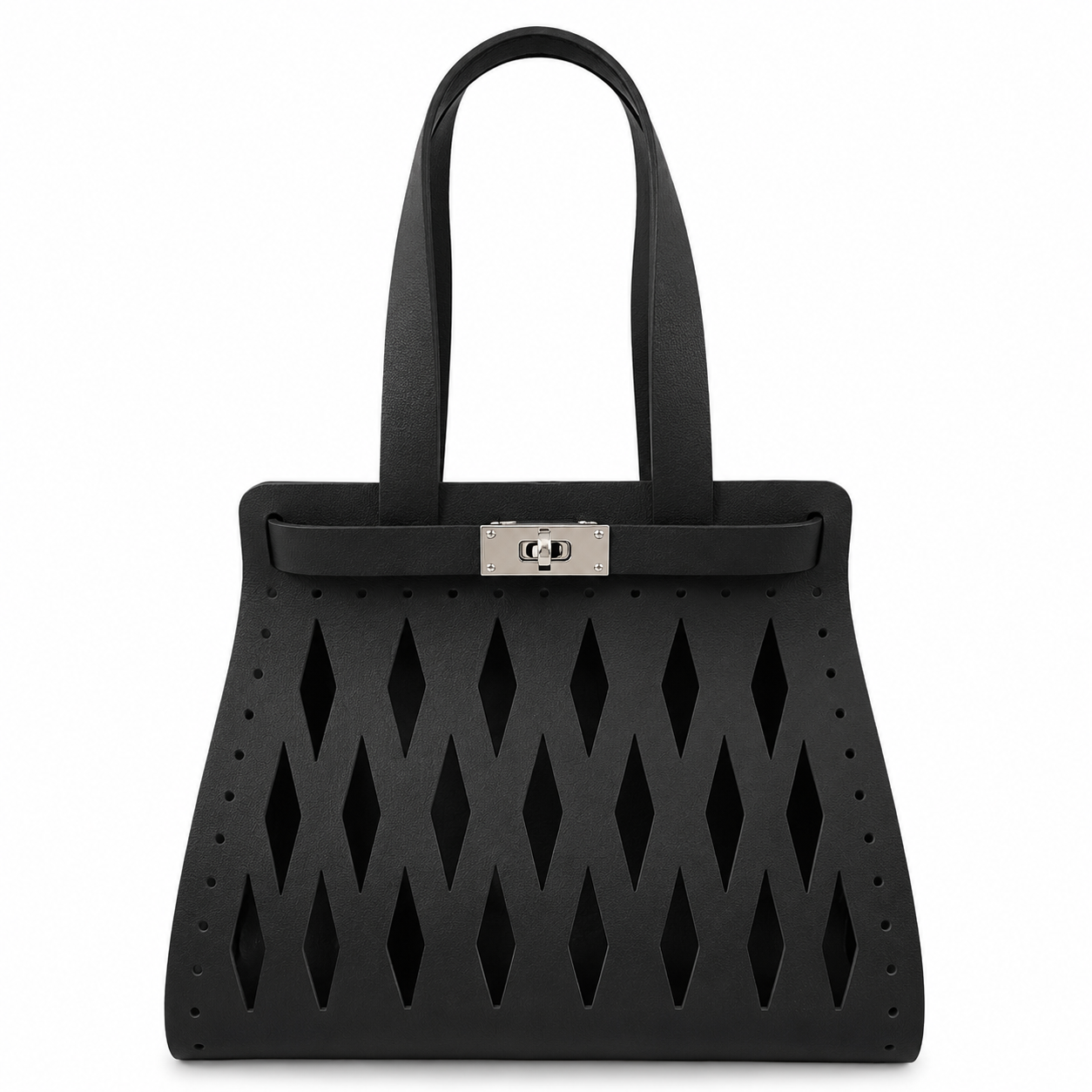 SET BORSA Rombi - MAS Srl - Colore: NERO - by LacariaRicami.Store