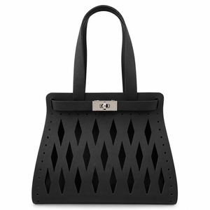 SET BORSA Rombi - MAS Srl - Colore: NERO - by LacariaRicami.Store